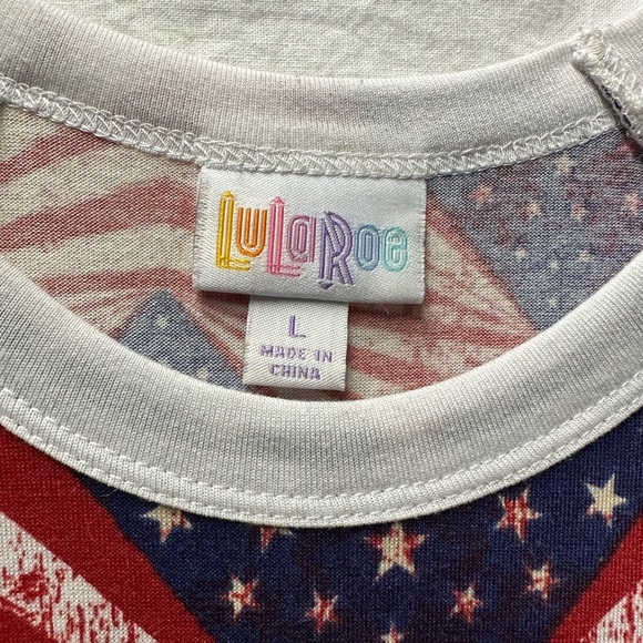 2 Large LuLaRoe Randy shirts - Picture 4 of 7